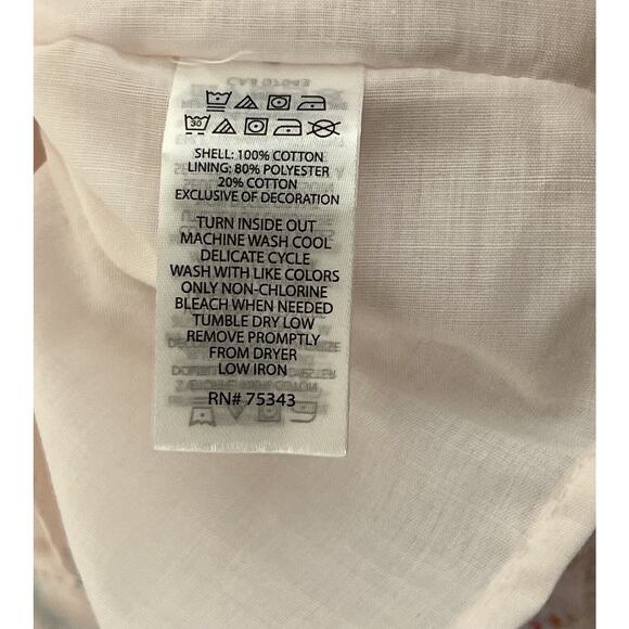 Tommy Bahama Kids Sleeveless 2pc Dress Infant Girls Size 12M Pink Floral NWT - Picture 5 of 8